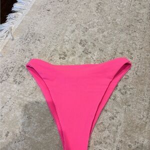 Skatie Neon Pink Bikini Bottom - Kelly